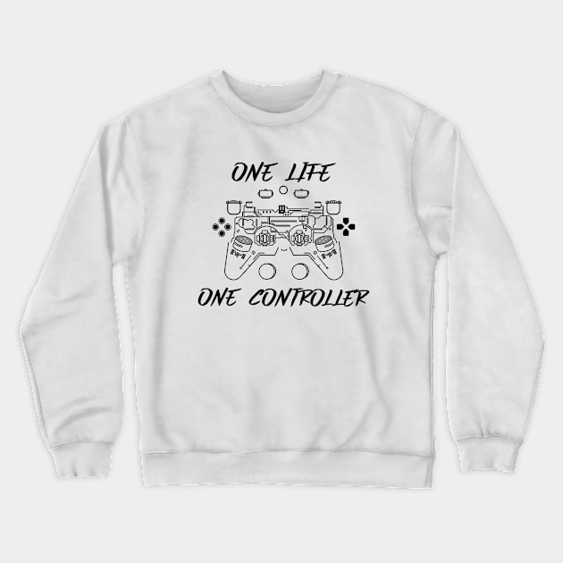 one life one controller Crewneck Sweatshirt by B-shirts